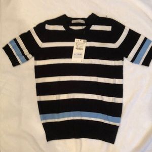 Zara woman’s short sleeve sweater